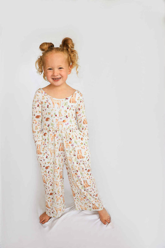 Woodland Whimsy Wide Leg Romper