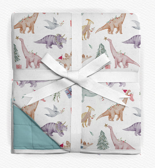 Dino Wonderland Bamboo Blanket 40x60 Quilted