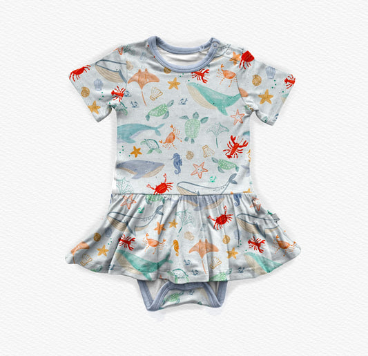 Ocean Party Bodysuit Twirl