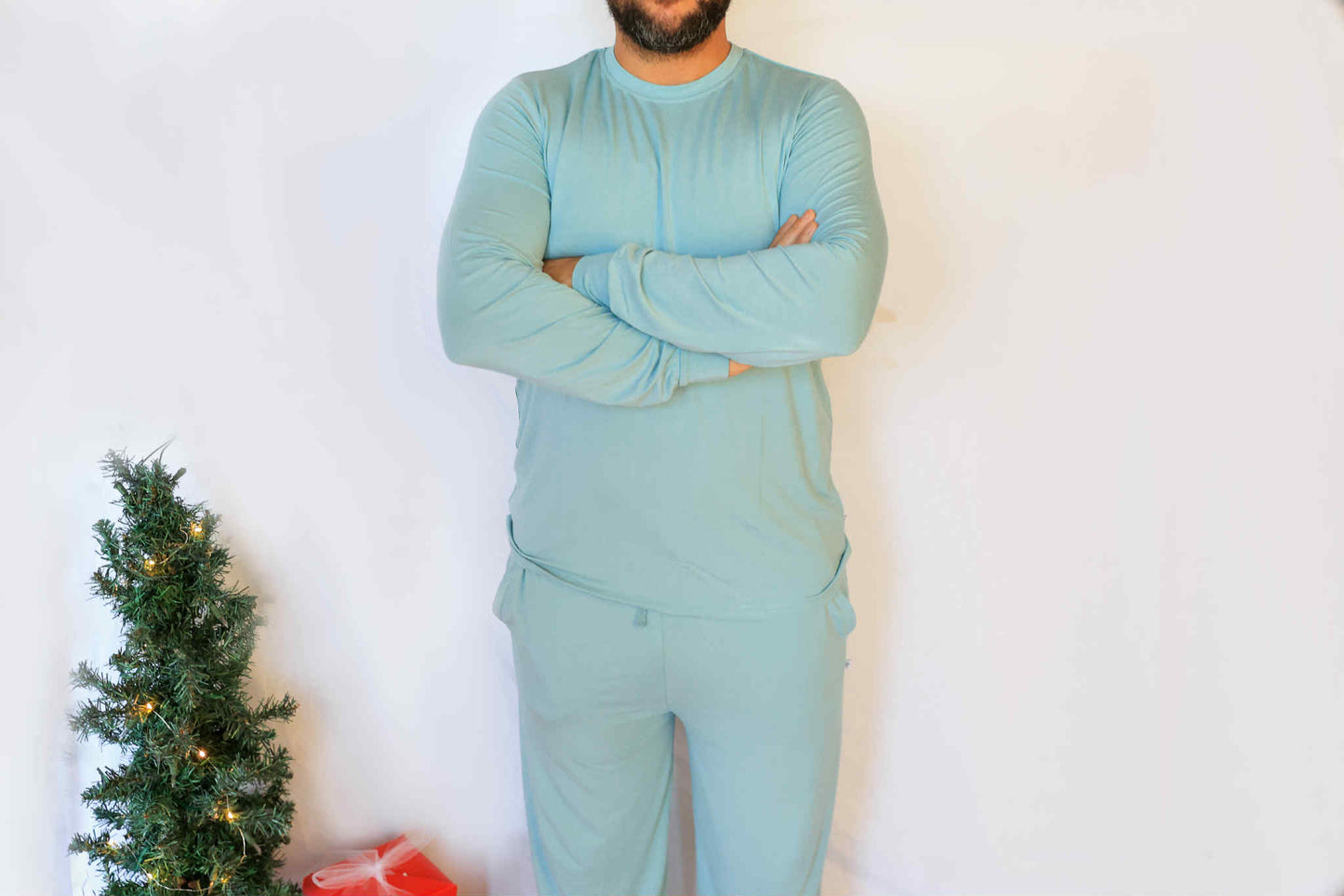 Wonderland Blue Adult straight Leg Pants